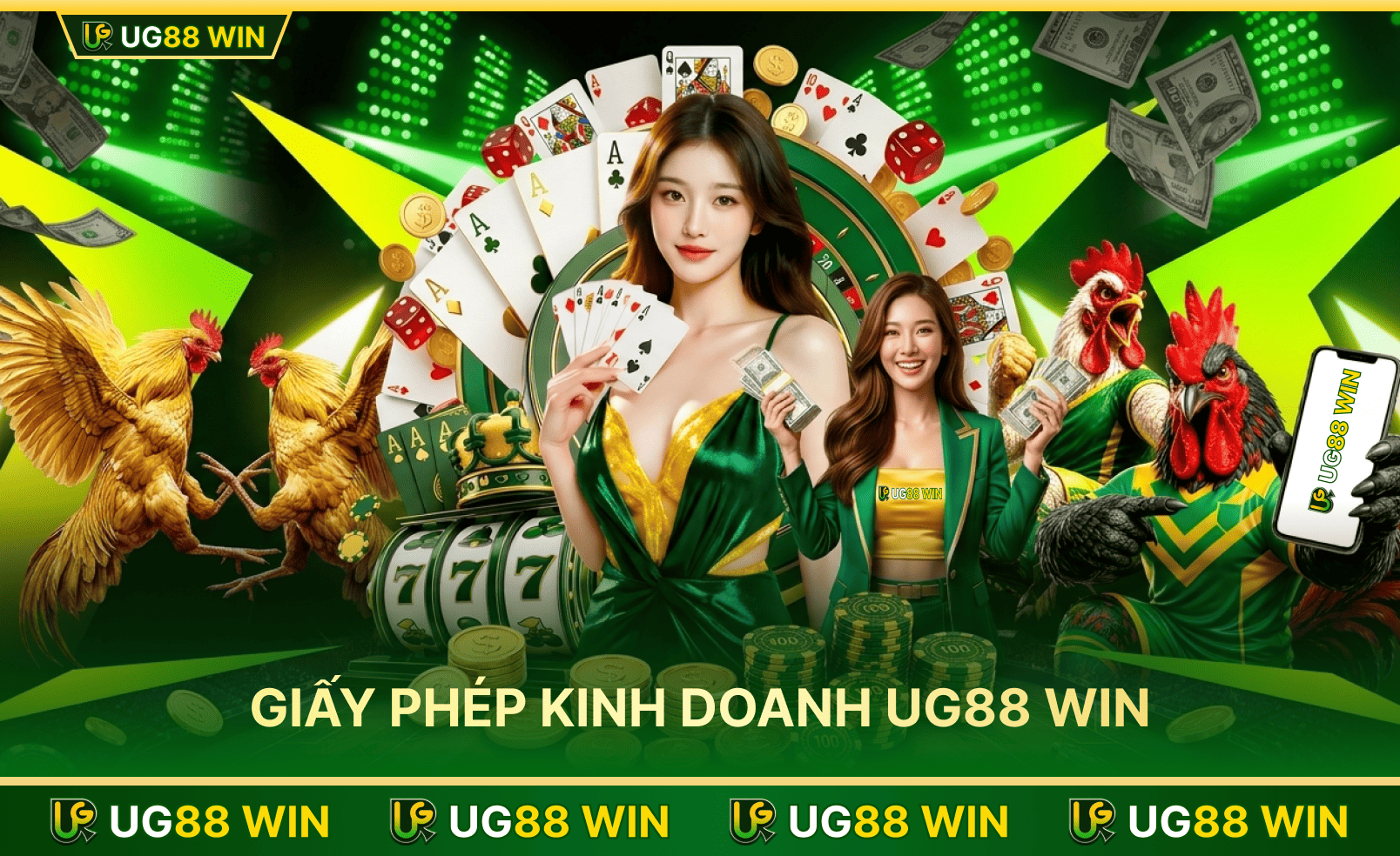 Giấy phép kinh doanh UG88 WIN